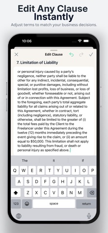 ClauseMint AI screenshot