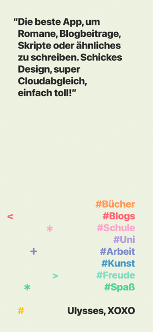 ‎Ulysses: Schreibprogramm Screenshot
