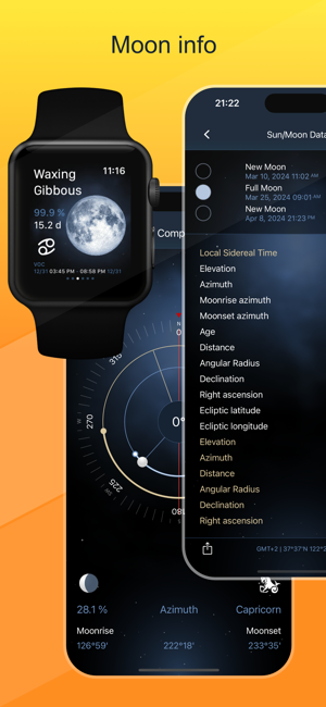 ‎Deluxe Moon Pro • App & Widget Screenshot