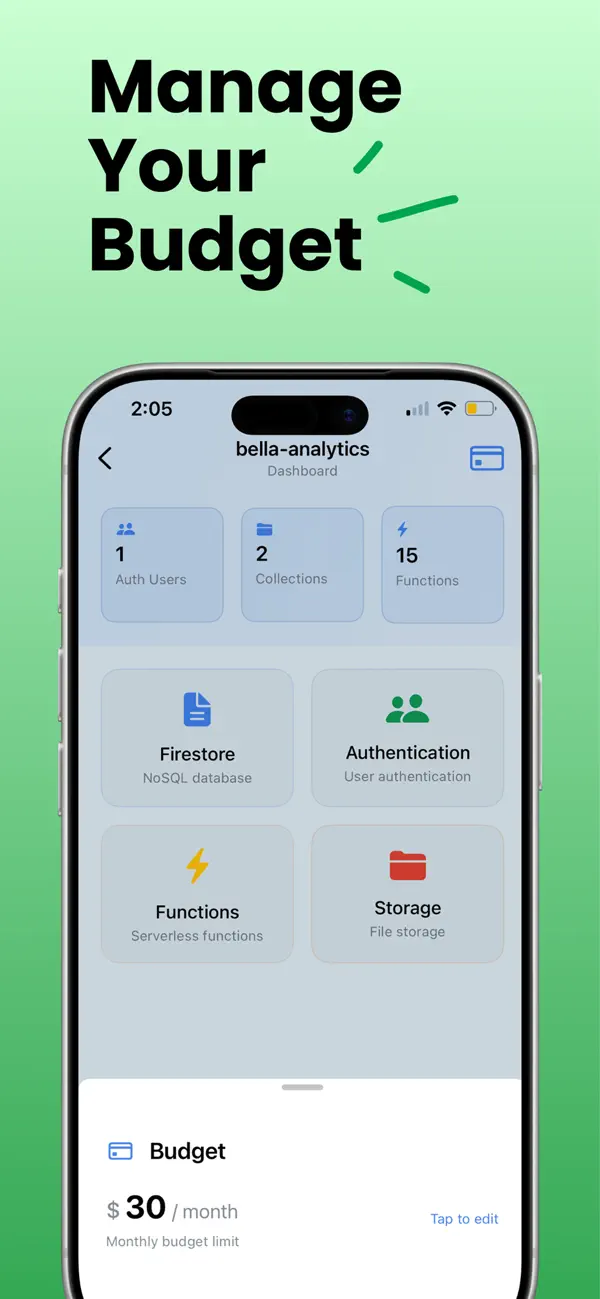 #3. Firelog: Firebase Console App (iOS) بواسطة: Valet Hero LLC