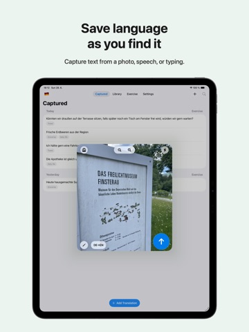 Bilingualizer iPad screenshot