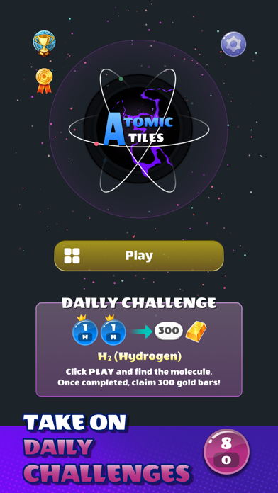 Atomic Tiles: Merge Puzzle Screenshot