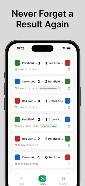 My Match - Soccer Scoreboard screenshot 3