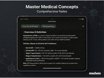 Medwin: OSCEs, MCQs & Notes iPad screenshot