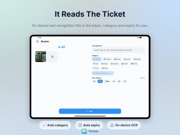 iSlip: Save now Forget later iPad screenshot