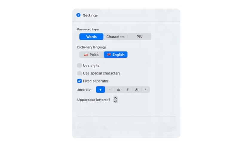 PassGen screenshot