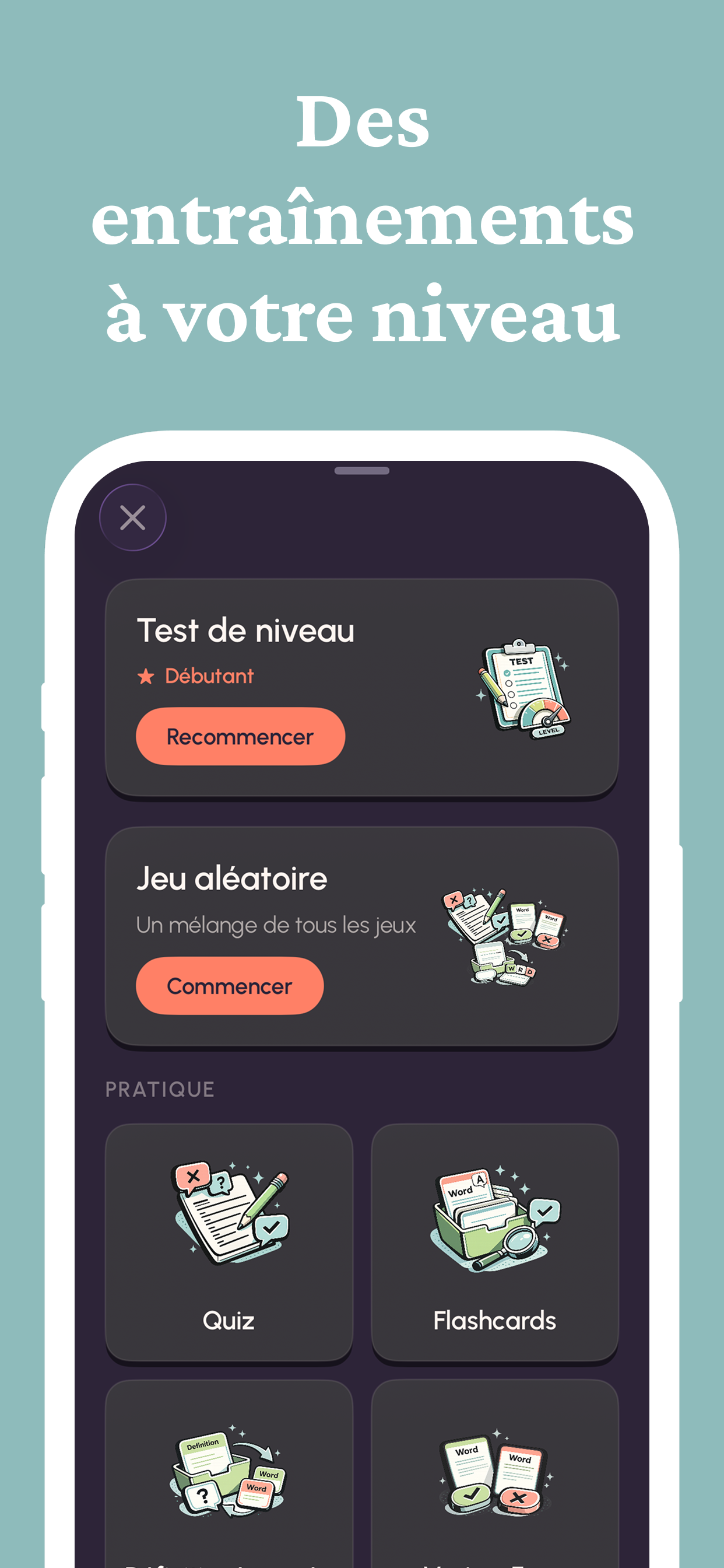 French Vocabulary- Plume screenshot 5