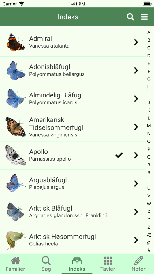 #5. Nordeuropas dagsommerfugle (iOS) بواسطة: BestCustomApps ApS