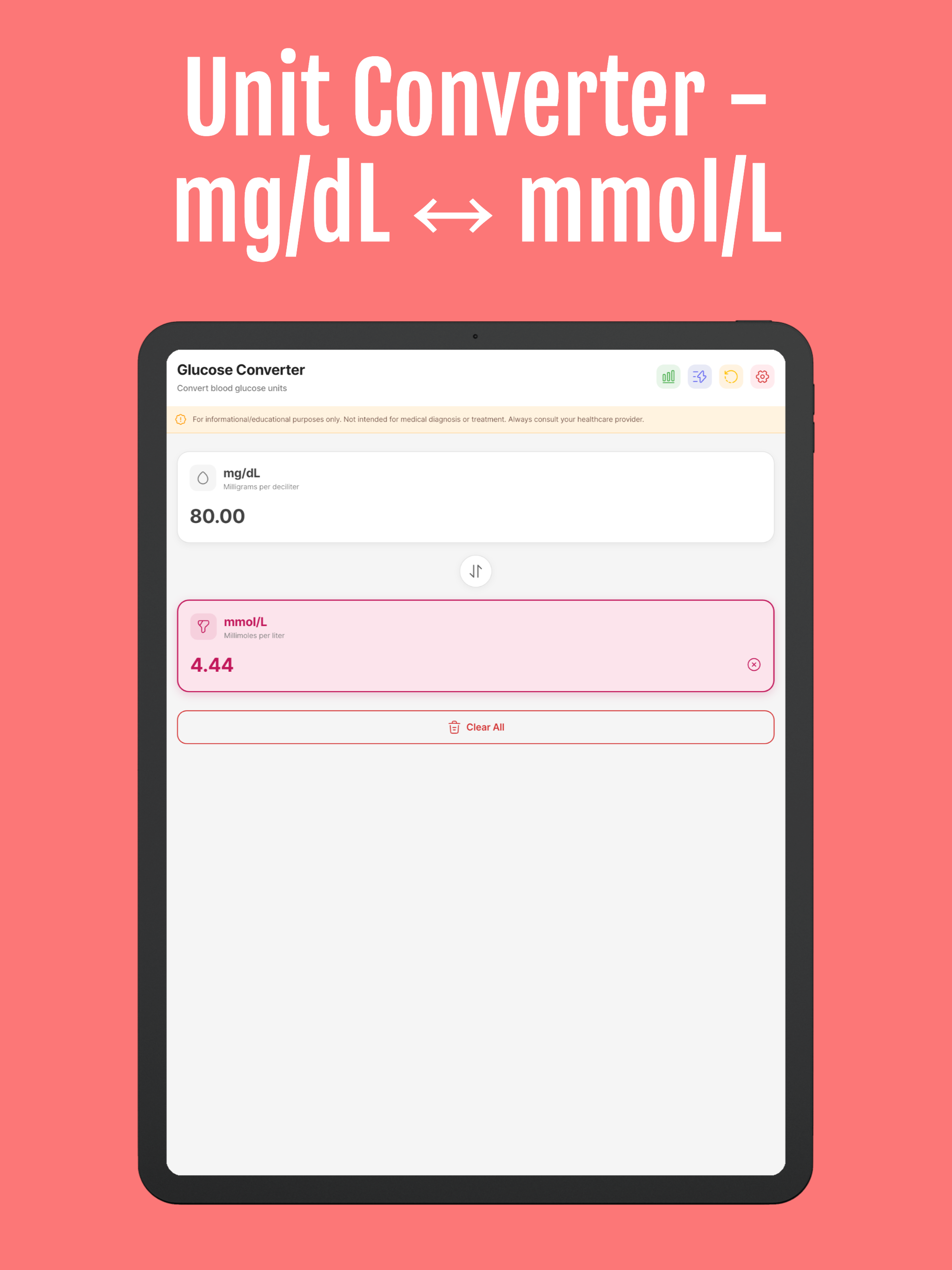 Blood Sugar Converter - screenshot 7