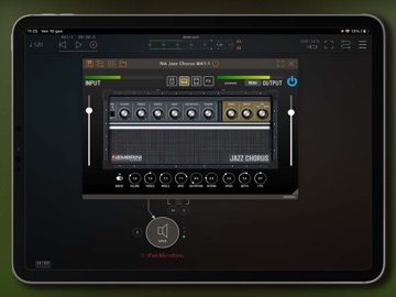 Jazz Chorus Guitar Amplifier iPad screenshot