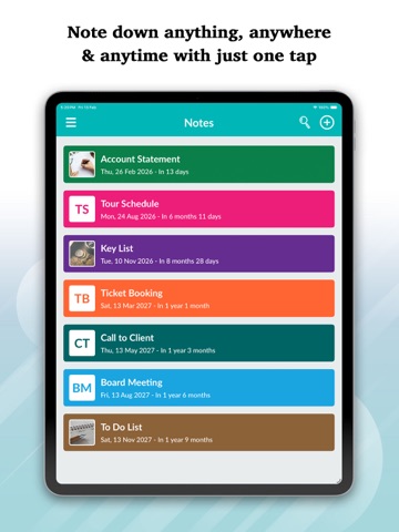 Sticky Notes - NotePad iPad screenshot