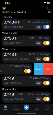 Dr. Alarm-schedule manager Screenshot 1 of 6