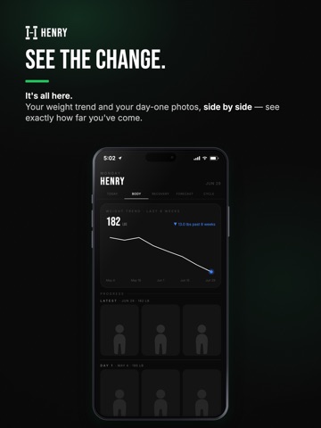 Henry: AI Fitness Coach iPad screenshot