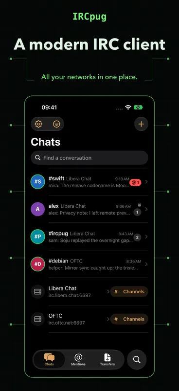 IRCpug screenshot 1 of 8