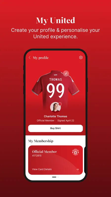 Manchester United Official App screenshot 8 of 8