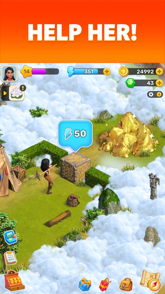 #9. Klondike Adventures: Farm Game (iOS) Bởi: VIZOR APPS LTD