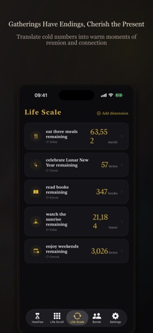 HowFew - Life Countdown & Grid Screenshot 3 of 5