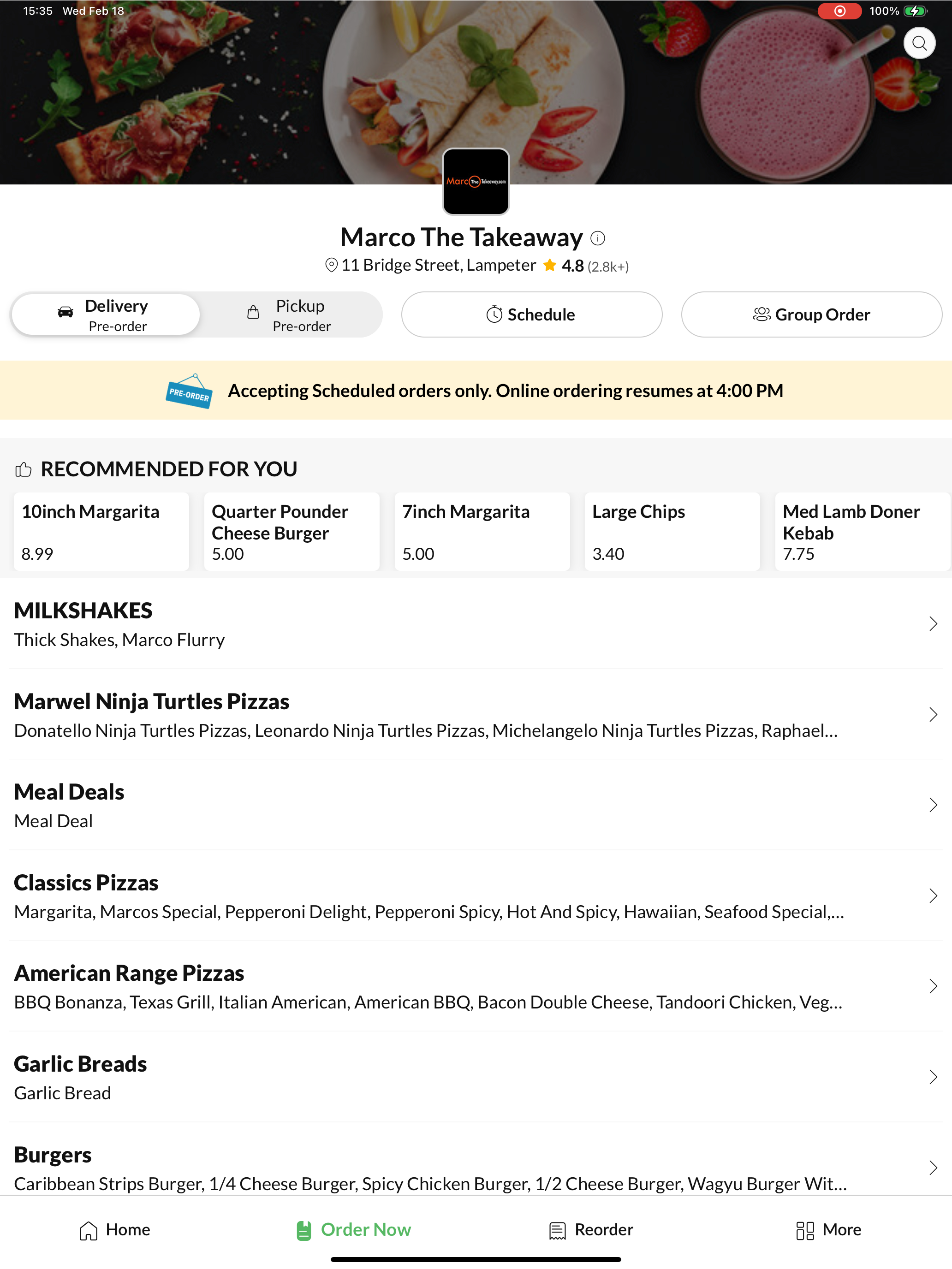 Marco The Takeaway
