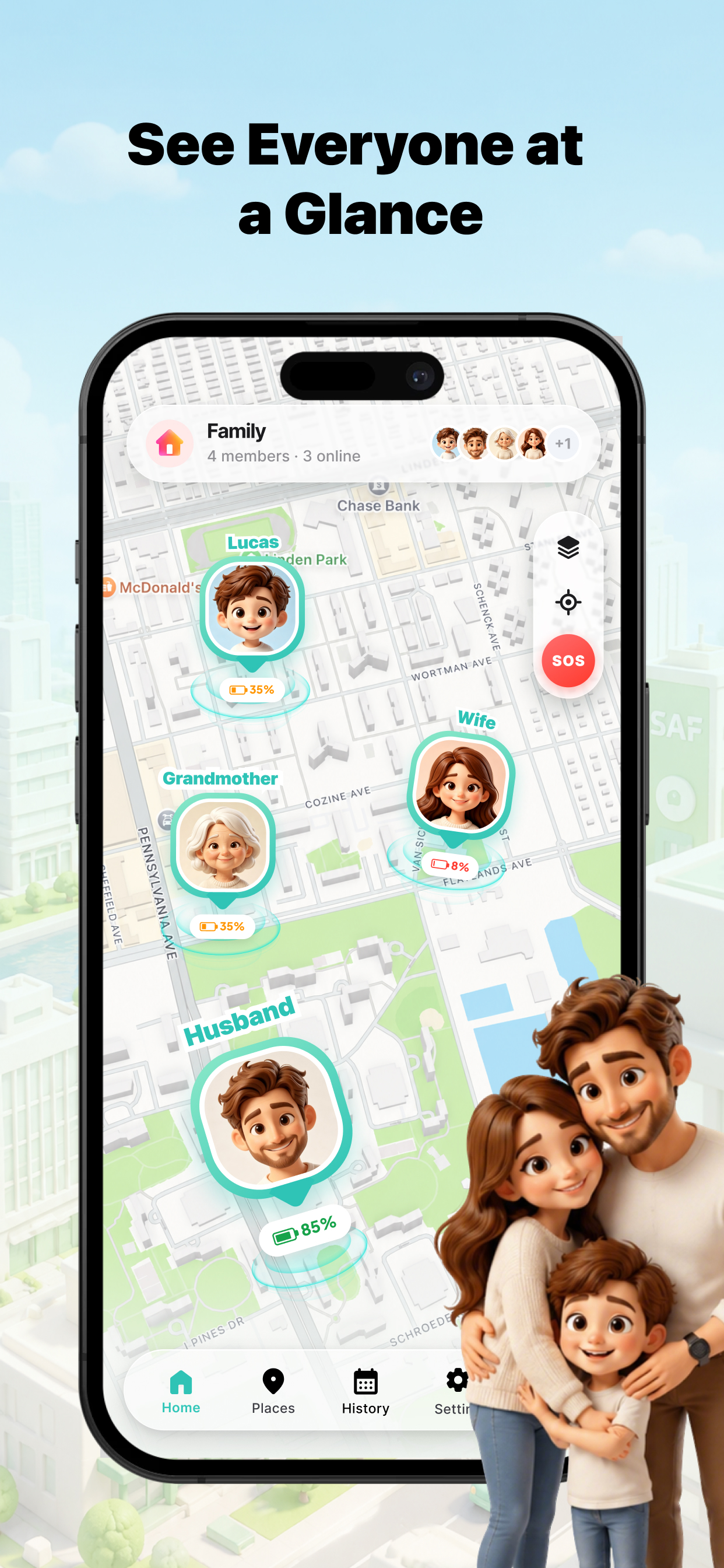 LocateFamily: Phone Tracker
