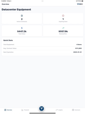 VENDEXED iPad screenshot