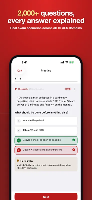 ALS Resuscitation Prep screenshot 2 of 7