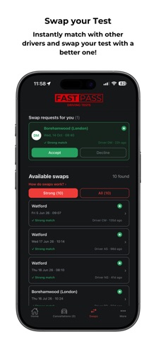 Fast Pass Driving Tests iPhone screenshot