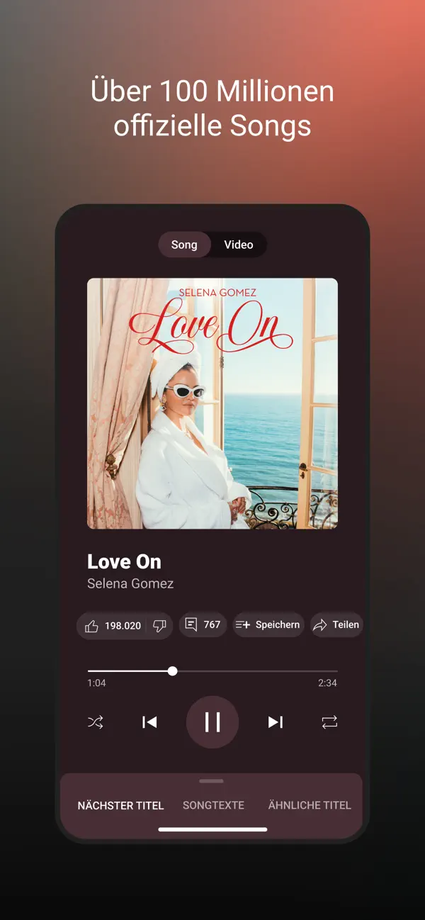 YouTube Music iPhone App Screenshot 1 – Musik