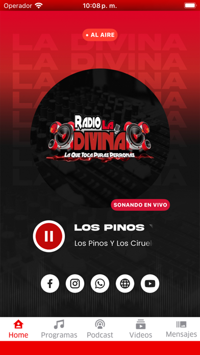 Radio La Divina Screenshot