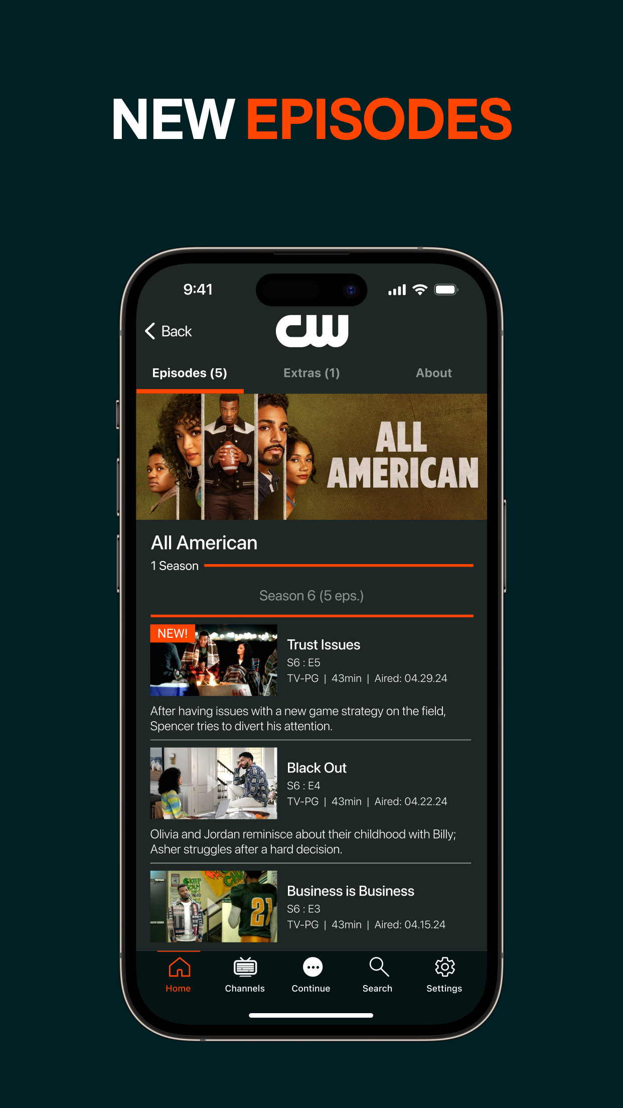 The CW screenshot 3