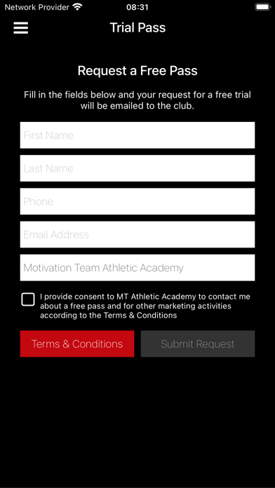 MT Athletic Academy Screenshot