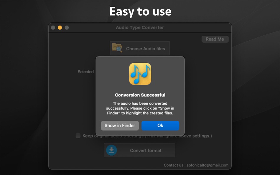 #8. Audio Type Converter (macOS) Podle: Nikhil Anshuman