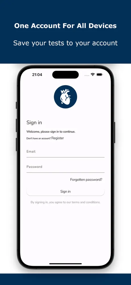 Cardiac Rehabilitation Test Screenshot 3