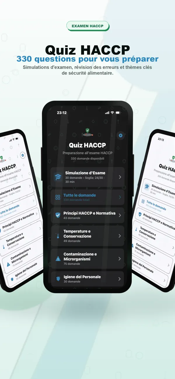 Screenshot #1 pour Quiz HACCP