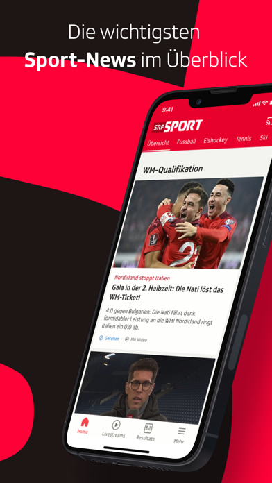 Screenshot #1 pour SRF Sport - Live Sport