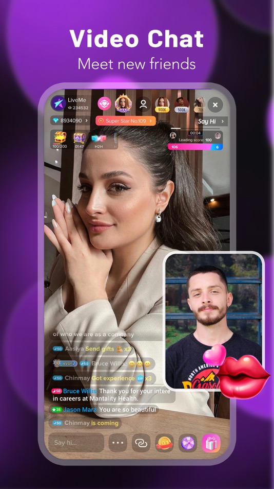#3. LiveMe – Live Stream & Go Live (iOS) 来自: KS Mobile, Inc.