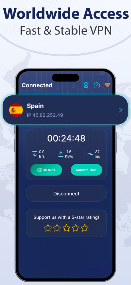 GoVPN: Fast & Secure VPN Proxy screenshot 2