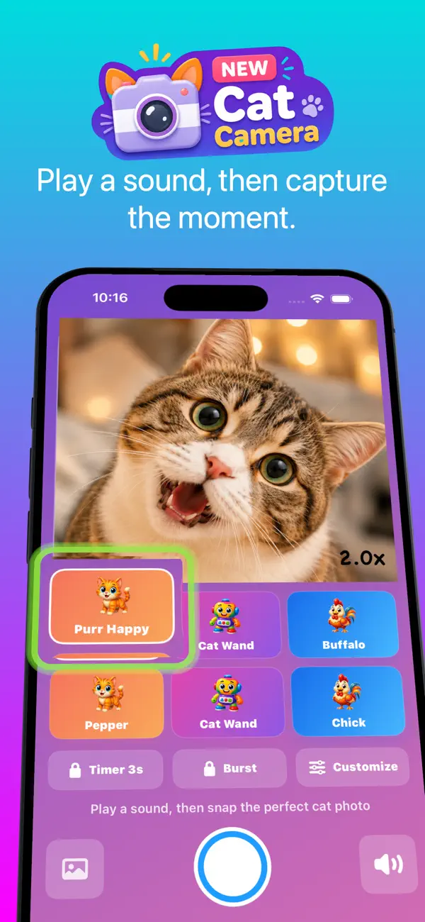 Screenshot #1 pour Sons de Chat & Meow Talk