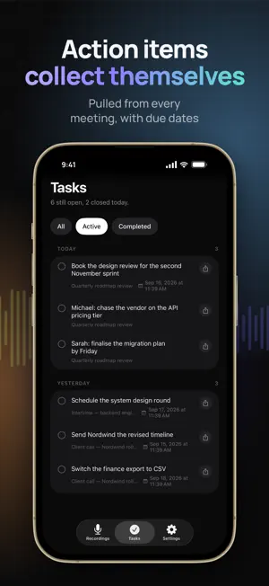 Voca: Offline Meeting Notes screenshot 4