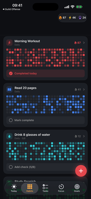 Loggd: Habit Tracker Screenshot 2 of 5