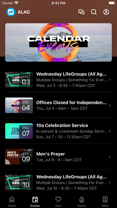 Abundant Life Church Neosho Screenshot