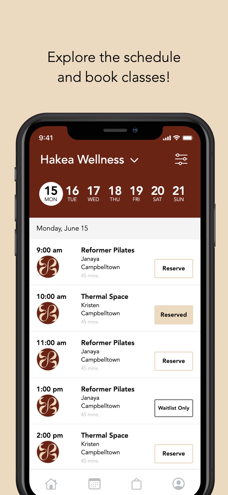 Hakea Wellness iphone screenshot 3