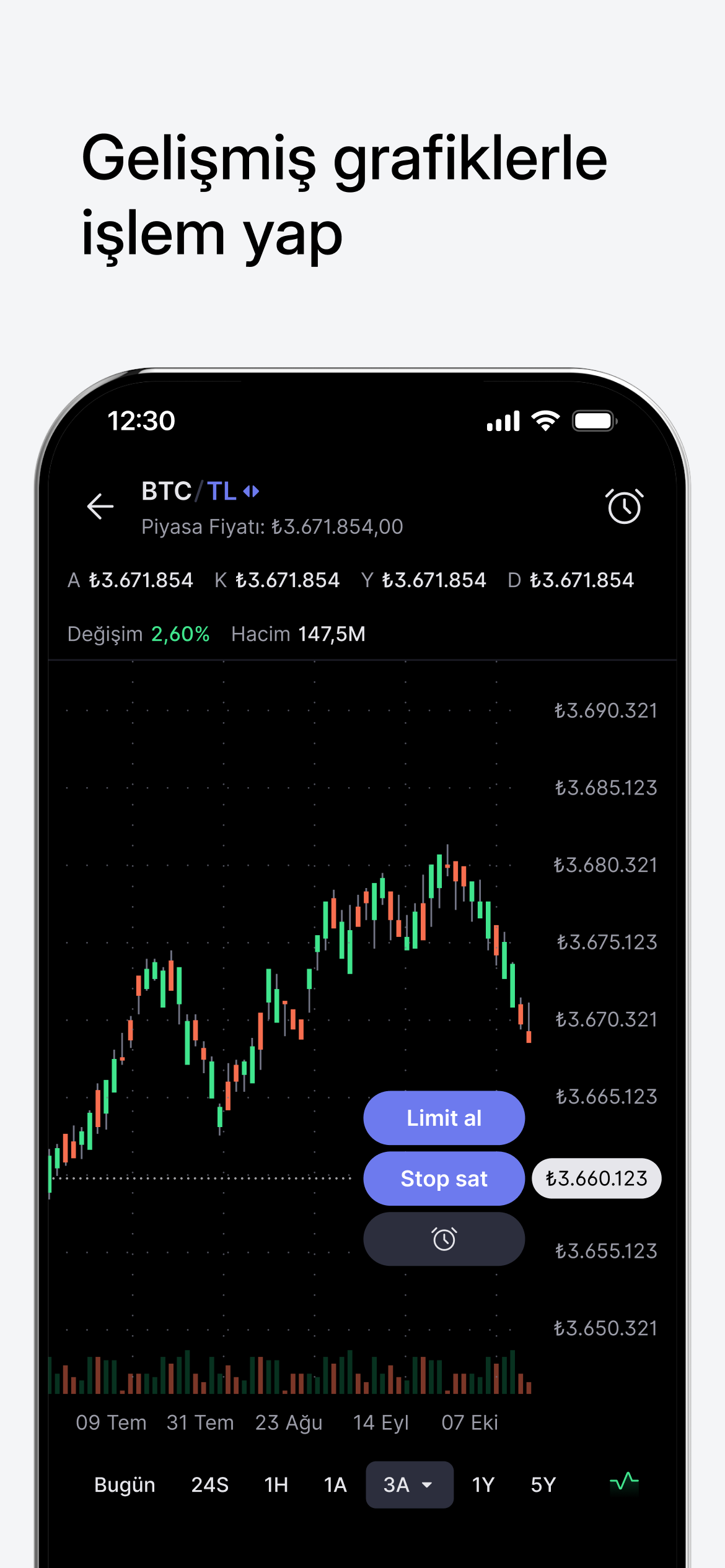 Midas Kripto: Bitcoin Al Sat screenshot 7