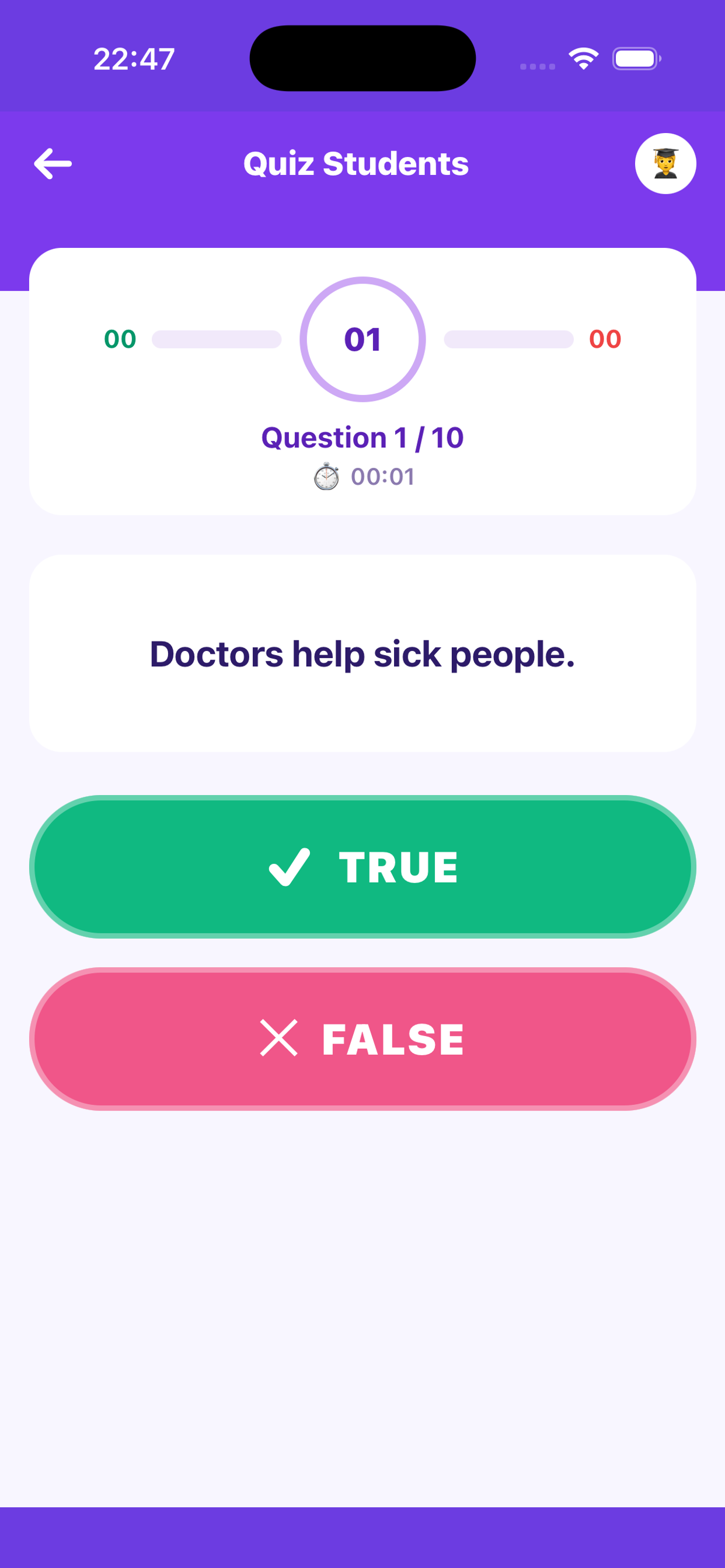 Apical Quiz Students