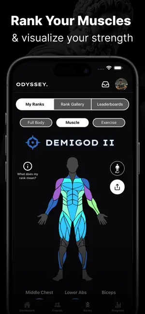 Odyssey - Ranked Gym Tracker screenshot 3