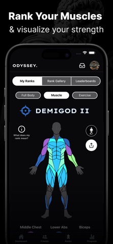 Odyssey - Ranked Gym Tracker Screenshot 3 of 8