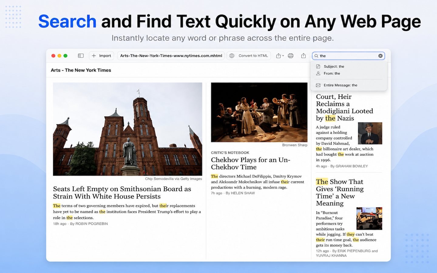 MHT Viewer - MHTML Reader screenshot 11