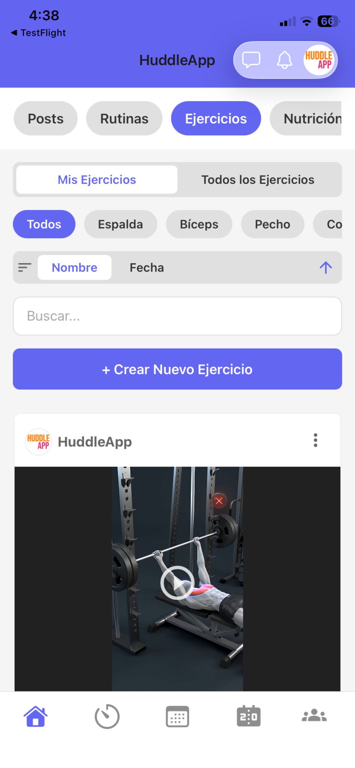 HuddleApp: Deporte y Nutrición screenshot 4