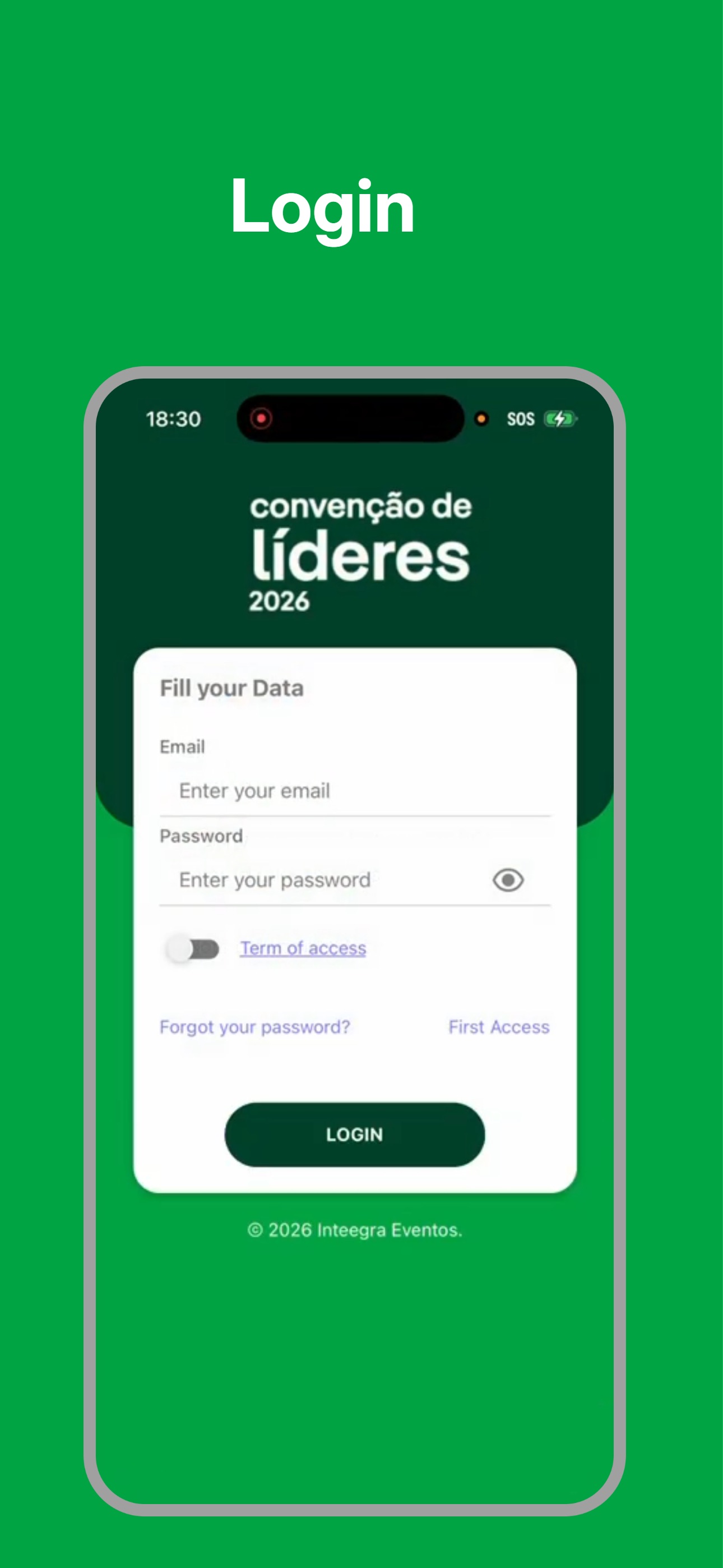 Screenshot 1 of Convenção de Líderes 2026