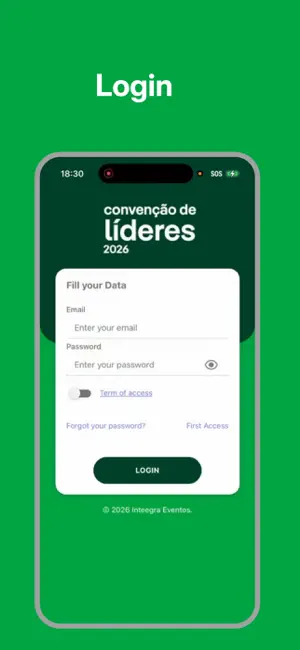 Convenção de Líderes 2026 screenshot 1