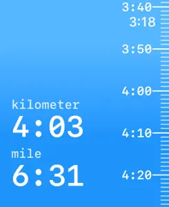 Pace - Running Time Converter screenshot #1 for Apple Watch